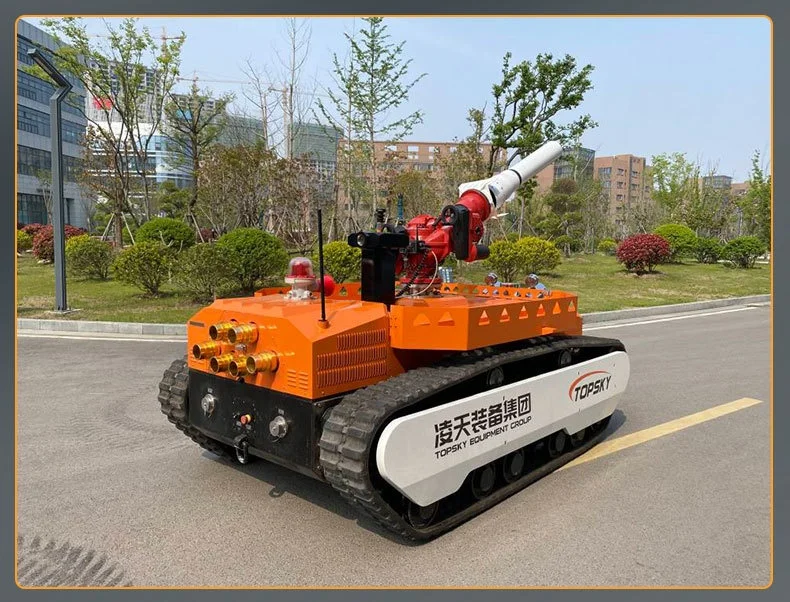Explosion-Proof RXR-MC200BD Electric Firefighting Reconnaissance Robot for Petrochemical Enterprise Tunnels