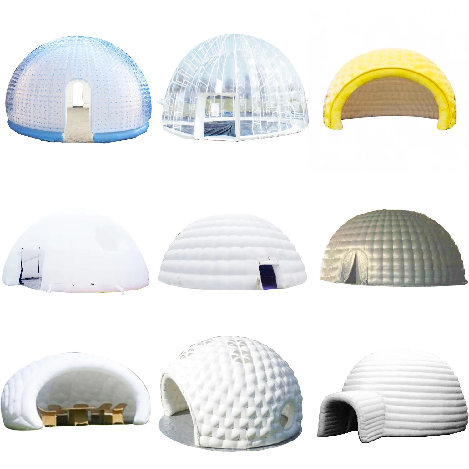 Outdoor Facet Inflatable Tent Camping Inflatable Camouflage Heavy