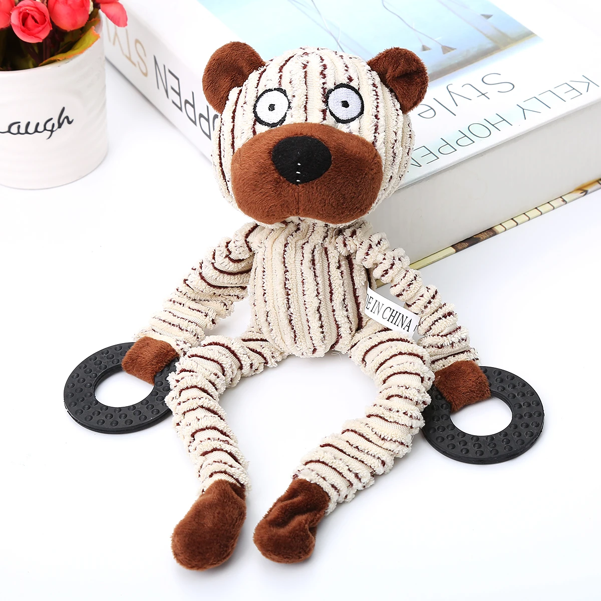 engagement ring plush dog toy