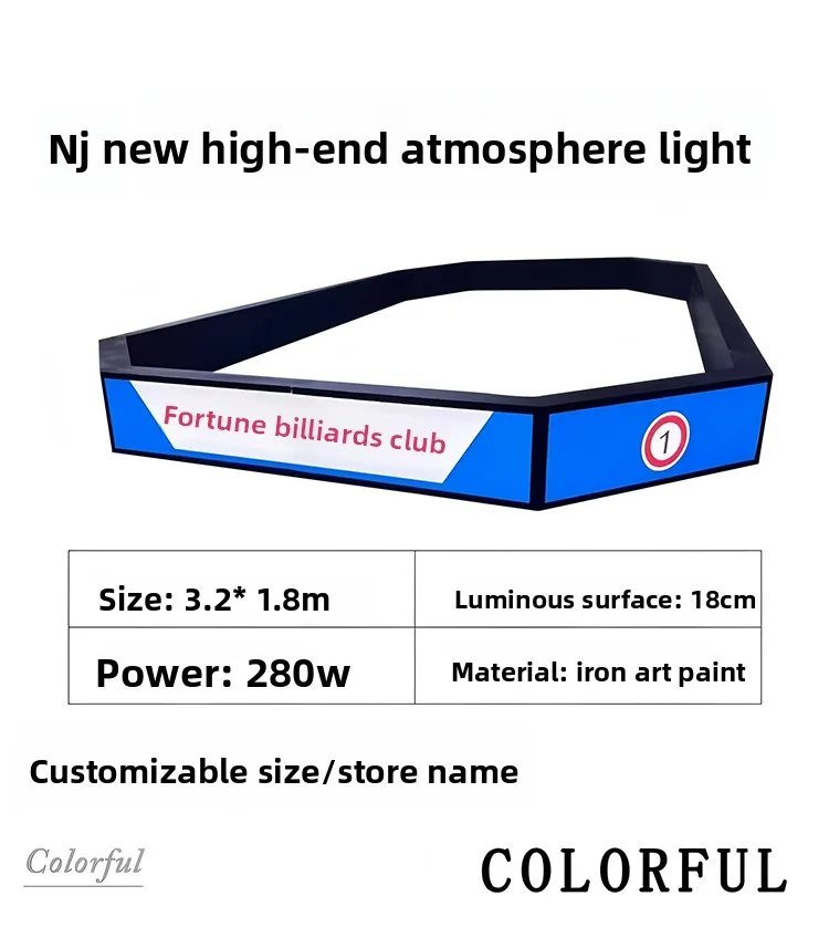 product professional full body illuminated shadowless billiards pendant light style for billiard hall room ceiling lights for atmosphere-4