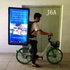 J6-049walking digital double sided led scrolling billboard, led backpack walking outdoor mobile advertising billboard