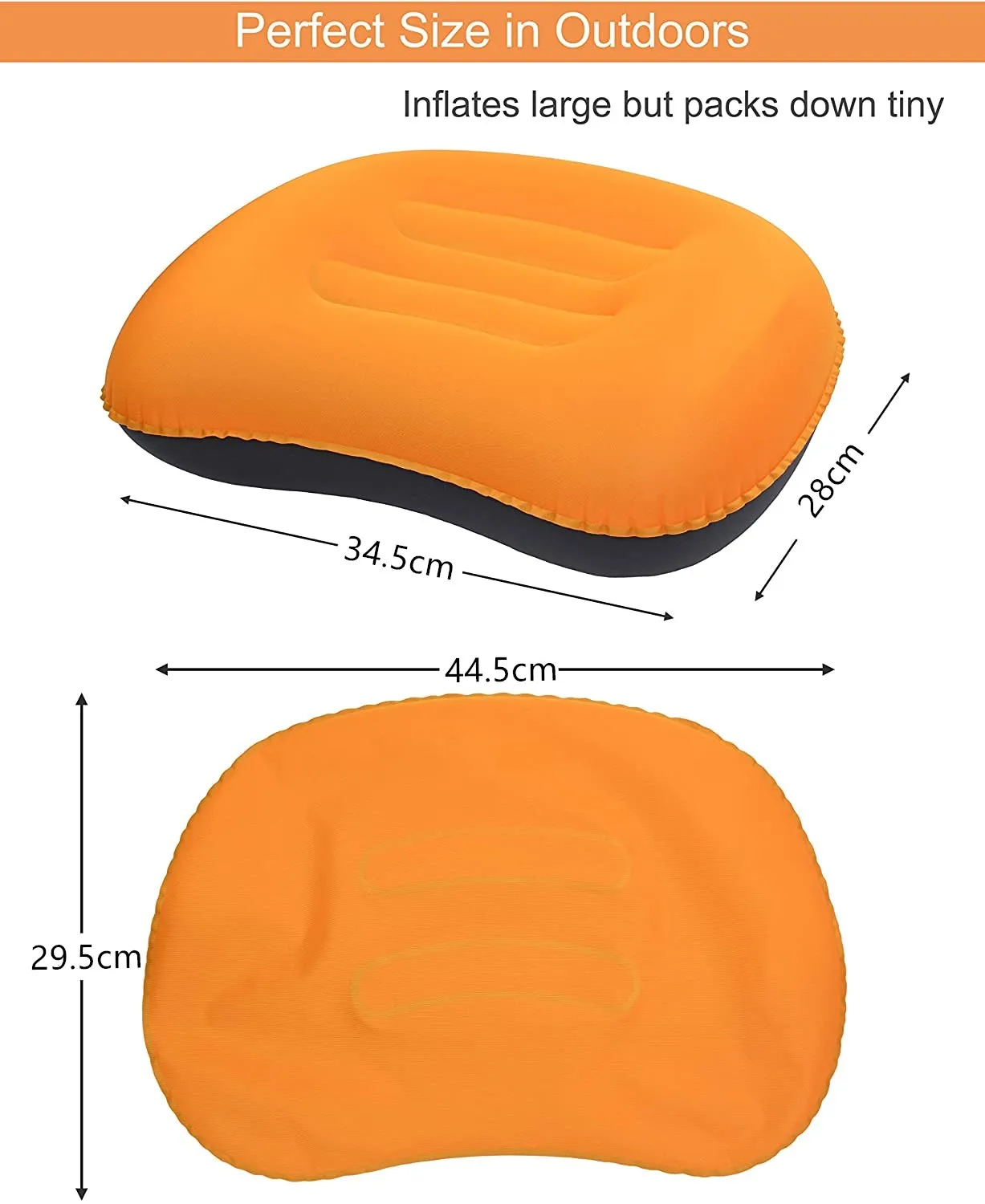 Woqi Outdoor Travel Air Ultralight Compact Big Inflatable Tpu Neck