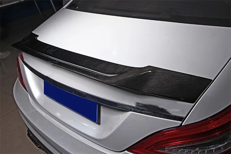 CLS63 Carbon Fiber Front Skirt & Rear Diffuser - Perfect Fit