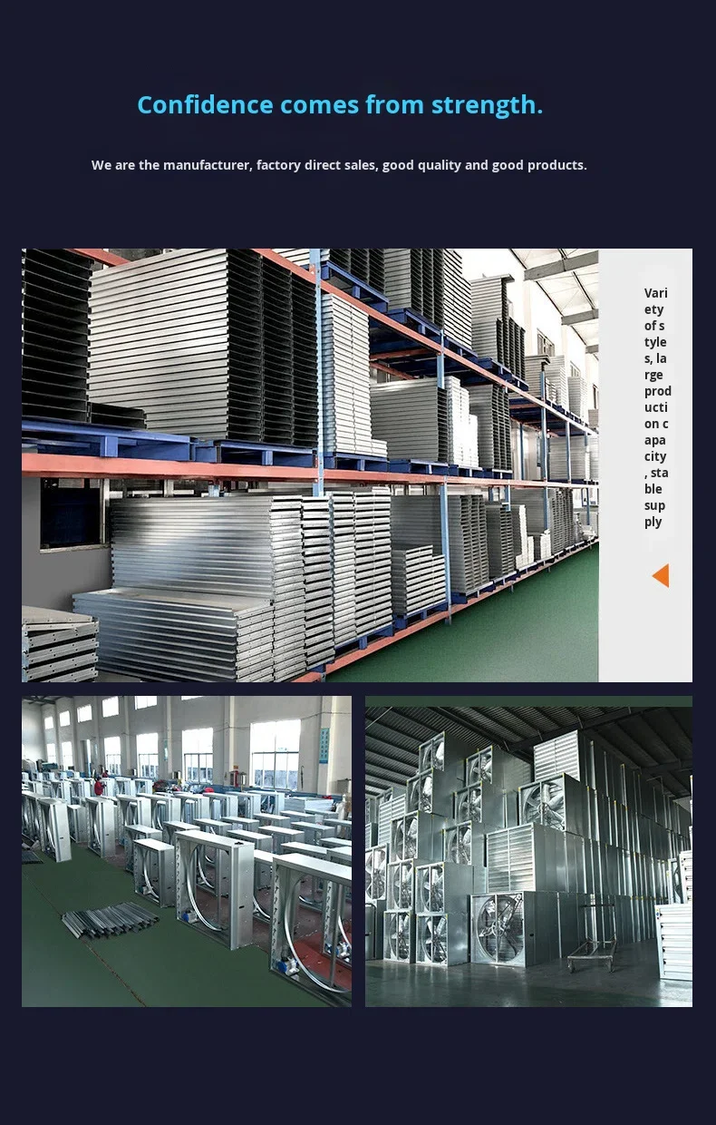 Power Louvered Exhaust Fan, 380/220V, Stainless - detail 26