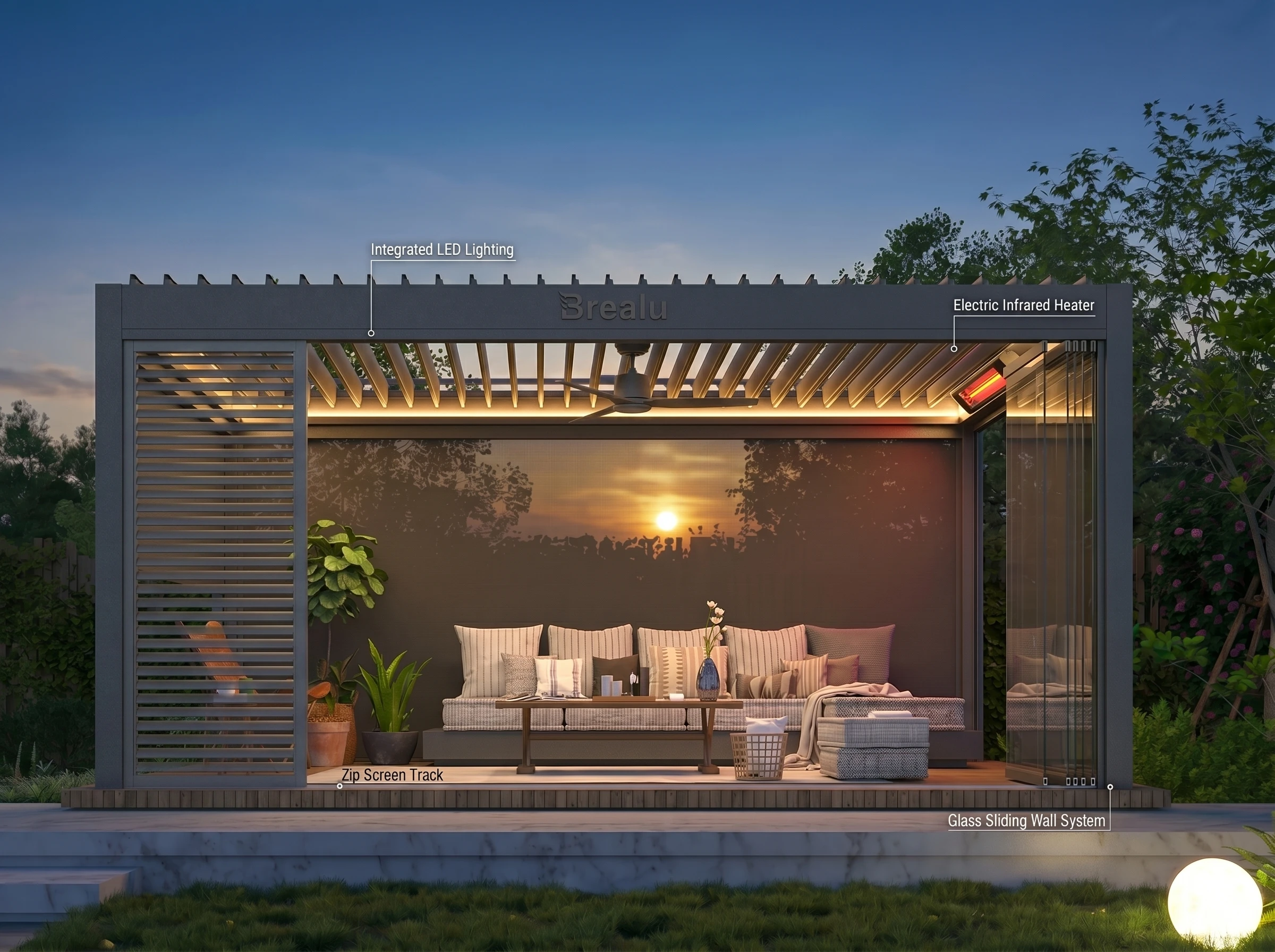 Brealu Pergola Accessories