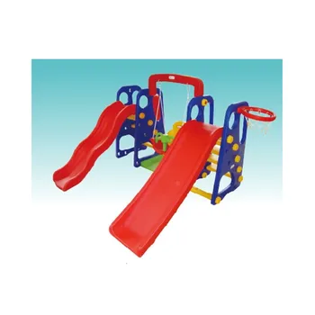 outdoor swing and slide