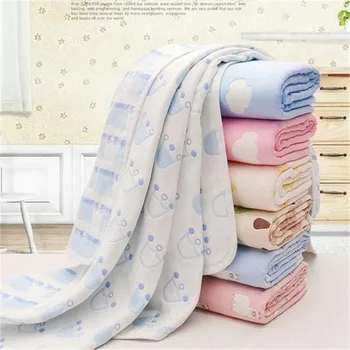 pineapple palace muslin blanket