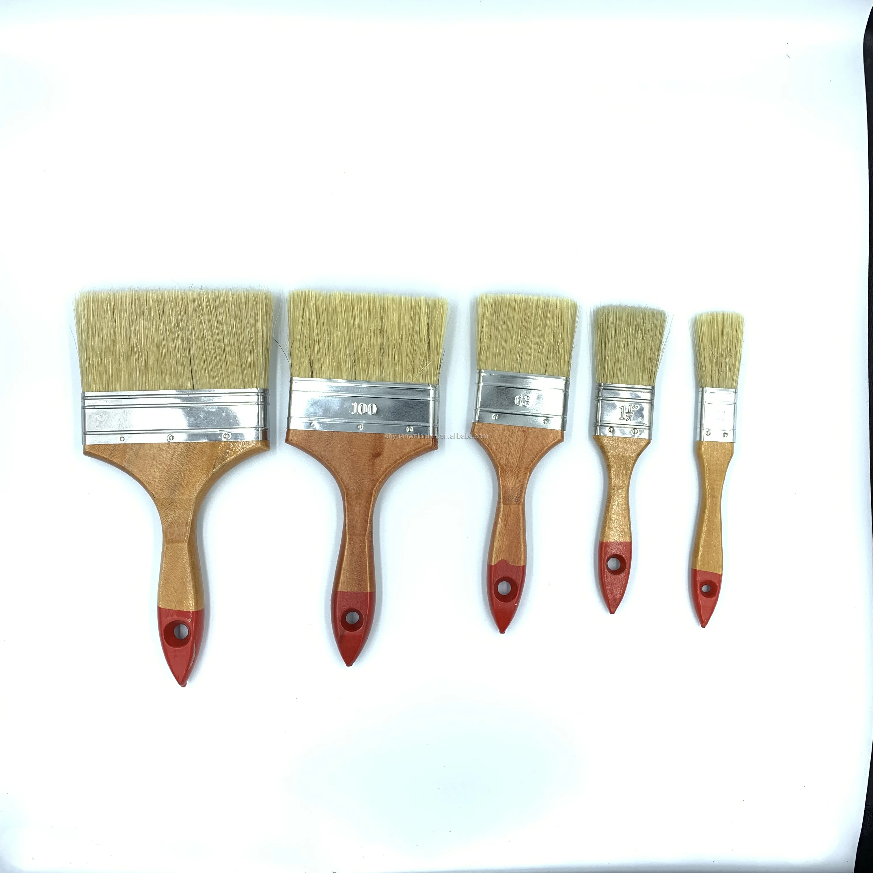 Factory Price Natural Wood Handle Bangladesh Paint Brush Nonshedding