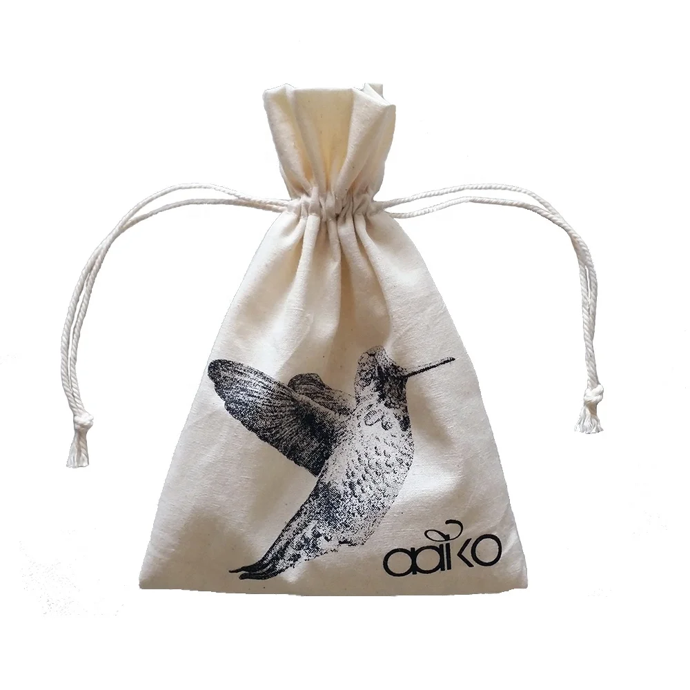 COTTON DRAWSTRING BAG