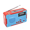 Home Application Solar Power Products AM FM Radio with Emergency SOS Siren Alarm SD Card Music Player LED Torch