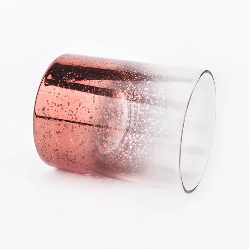 Colored Glass Candle Jars For Christmas Decoration