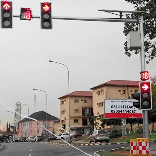 solar led traffic light system solution