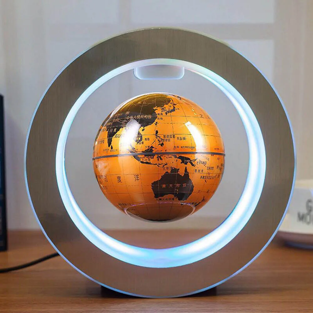 Magnetic Levitation Globe Student School Teaching Equipment Night Light Globe Creative Gifts 110/220V AC