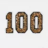 Classics Style Sequin Embroidered Number Patches For Clothes