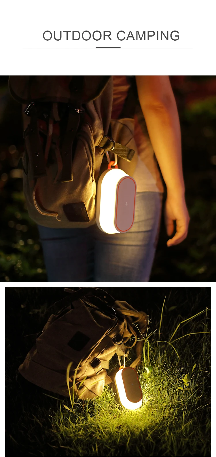4 in 1RGB night light power bank  charger wireless  with phone holder