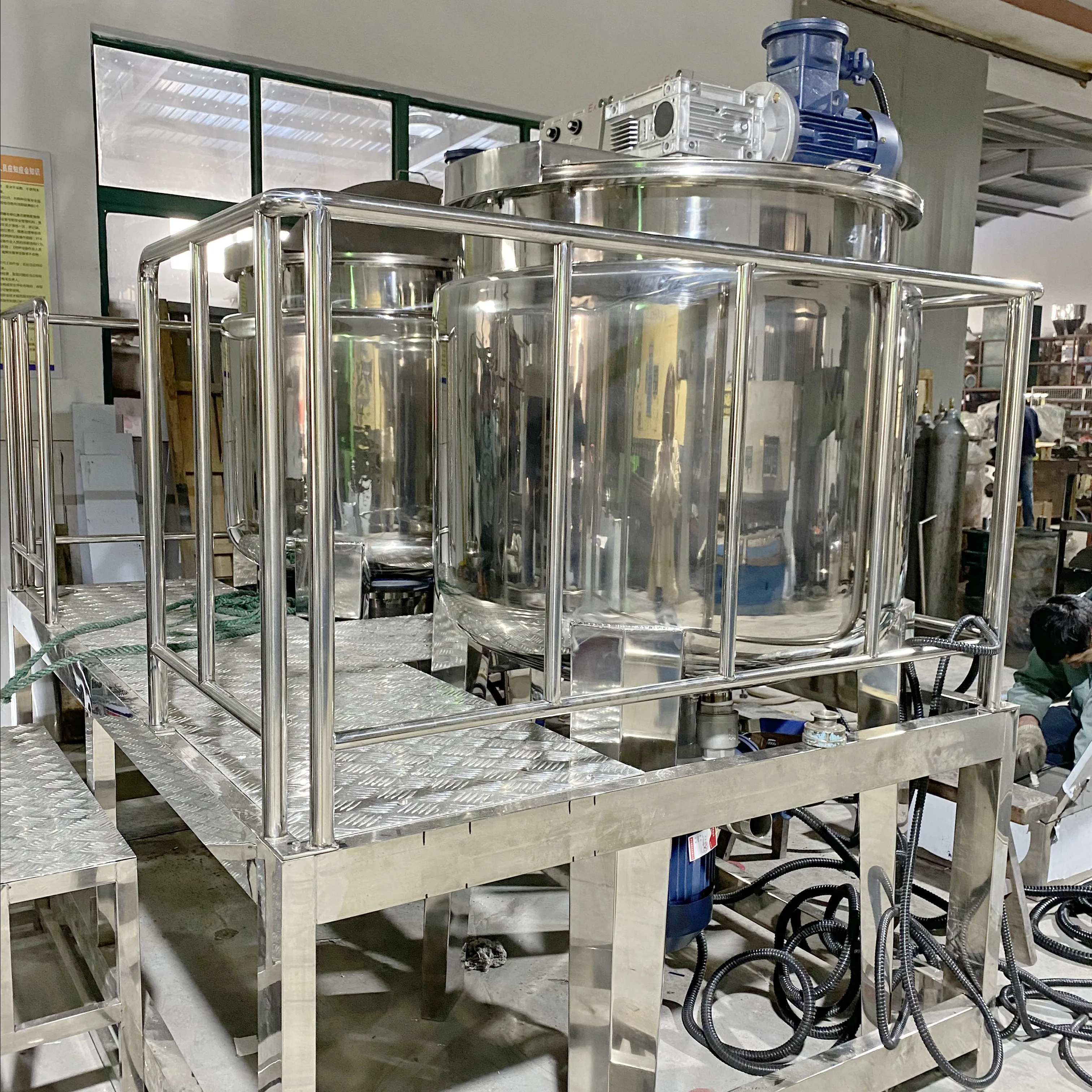 Hand Sanitizer Gel/Liquid Soap Making Machine-100L