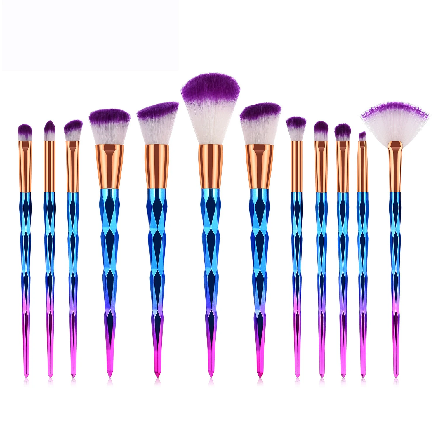 12pcs/lot Makeup Brushes Professional Blending Eyeshadow Eyebrow Make