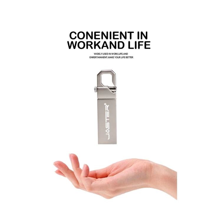JASTER USB Flash Drive 64GB Metal Pendrive High Speed Memory Stick 4GB 32GB Pen Drive Real Capacity 16GB USB Flash Custom LOGO - ANKUX.COM