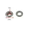 Custom Alloy Banner Double Belt 10mm 5mm Custom For Clothes Handbag Hooks Metal Button Accessories Rope Round Shoe Lace Eyelet