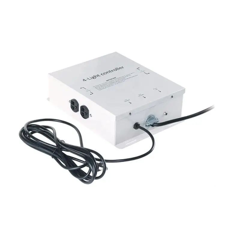 Hydroponics 4/8 Way Light relay Controller 120V 240V for Double ended HPS and CMH and LED grow light