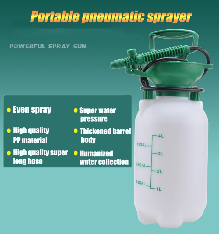 6L pressure sprayer plant spray bottle plastic Knapsack manual stone block sprayer