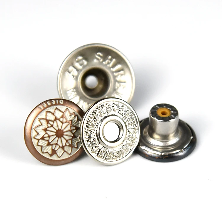 Garment Accessories Jacket Custom Logo Rivet New Design Jeans Button