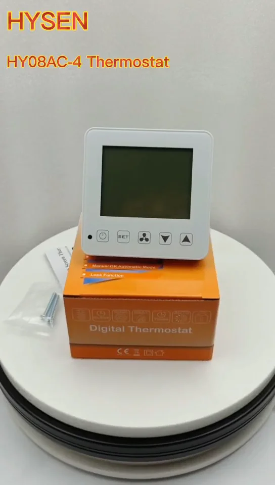 Hy08ac4wifi Fan Coil Thermostat And Central Air Conditioner Thermostat For Heating &cooling