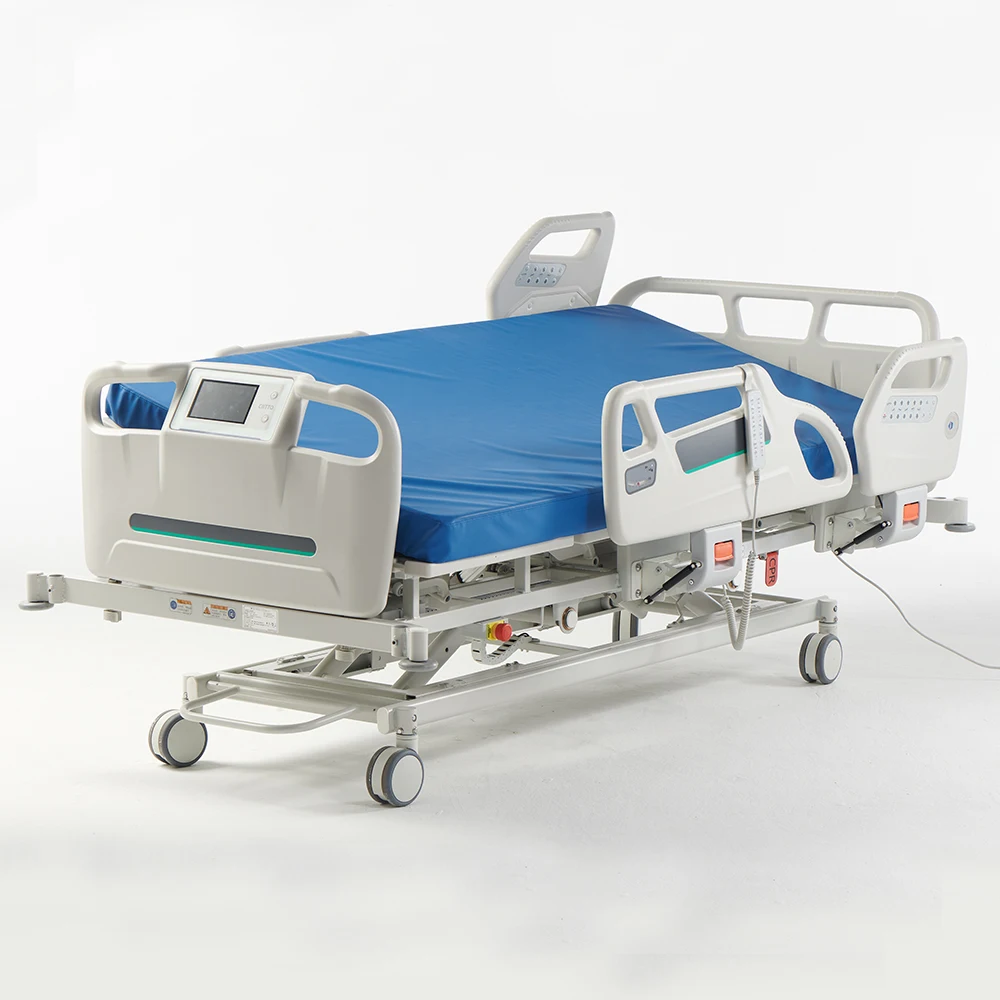 Seven-function electric hospital bed wholesale price ICU patient care medical bed central control system supplier