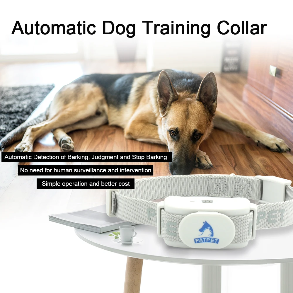 Patpet Smart Shock Training Collar For Bark Pet Care Training Collar