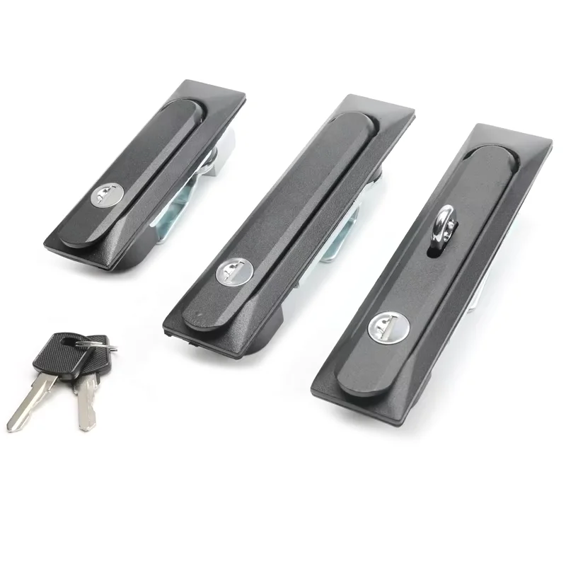 6000 Series Lock MS861 Single-Point Flat Waterproof and Dustproof Lock Outdoor Long Flat Lock with Cutting Service manufacture