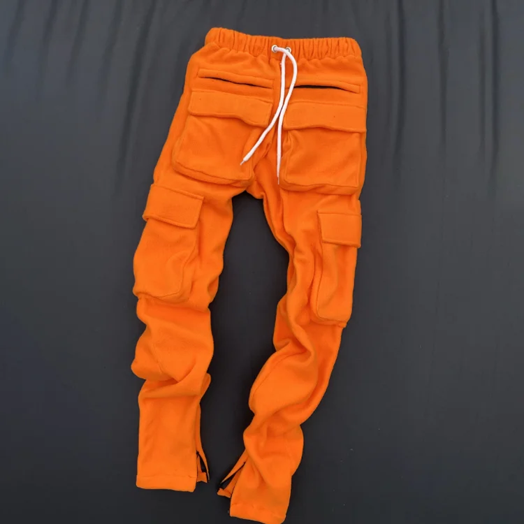 mens cargo sweatpants with zipper