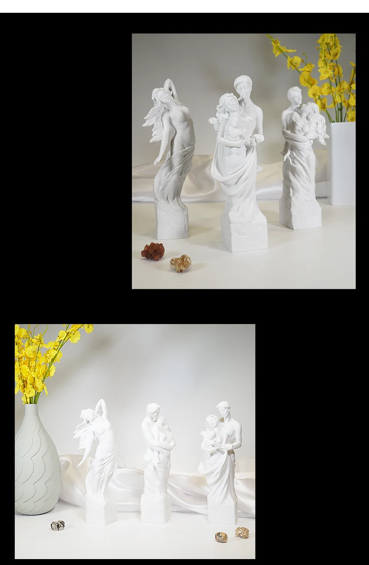 2 resin sculpture