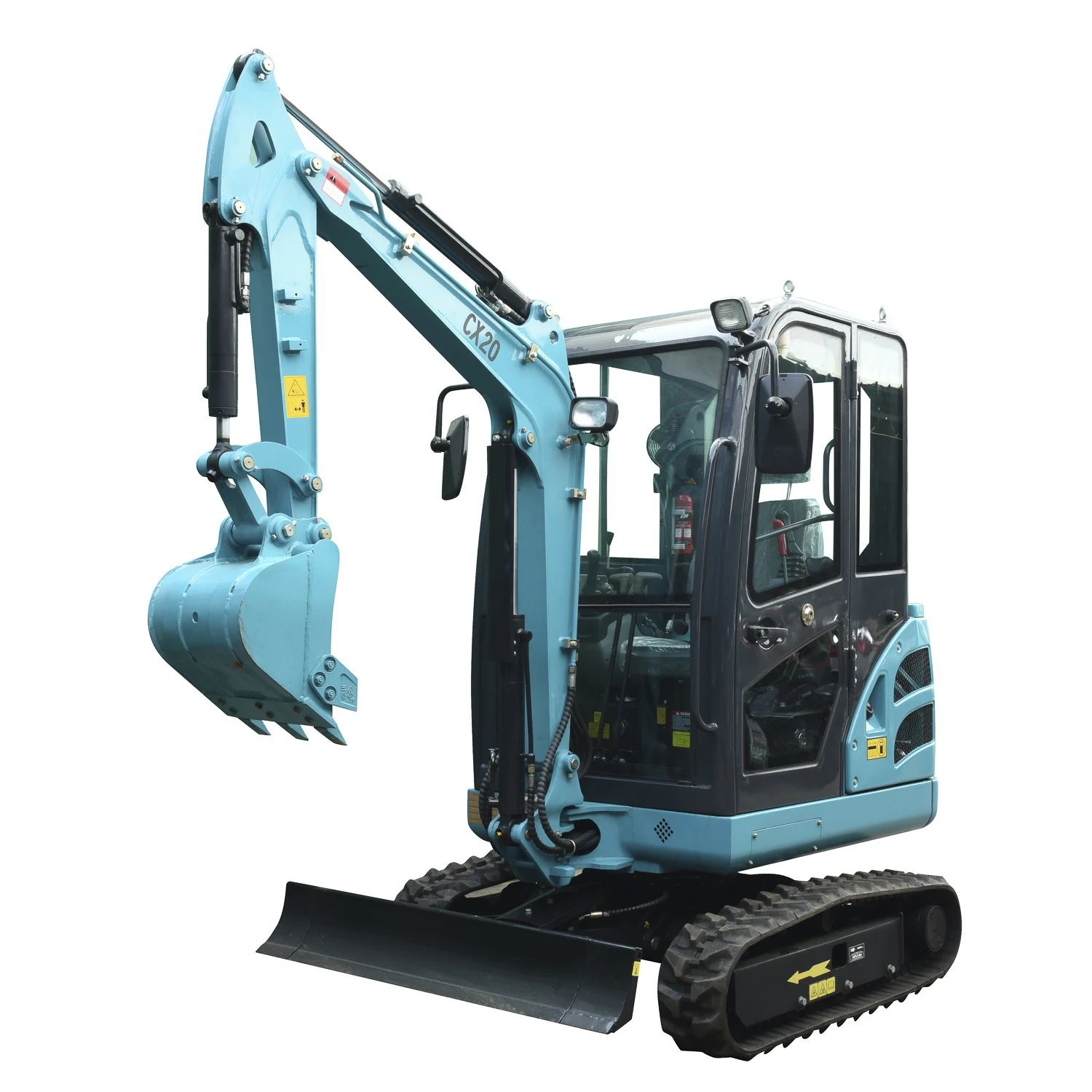 360 Degrees turn household 2 ton mini excavator and attachments