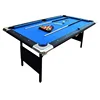 light weight iron legs folding 6 foot snooker billiard pool table foldable