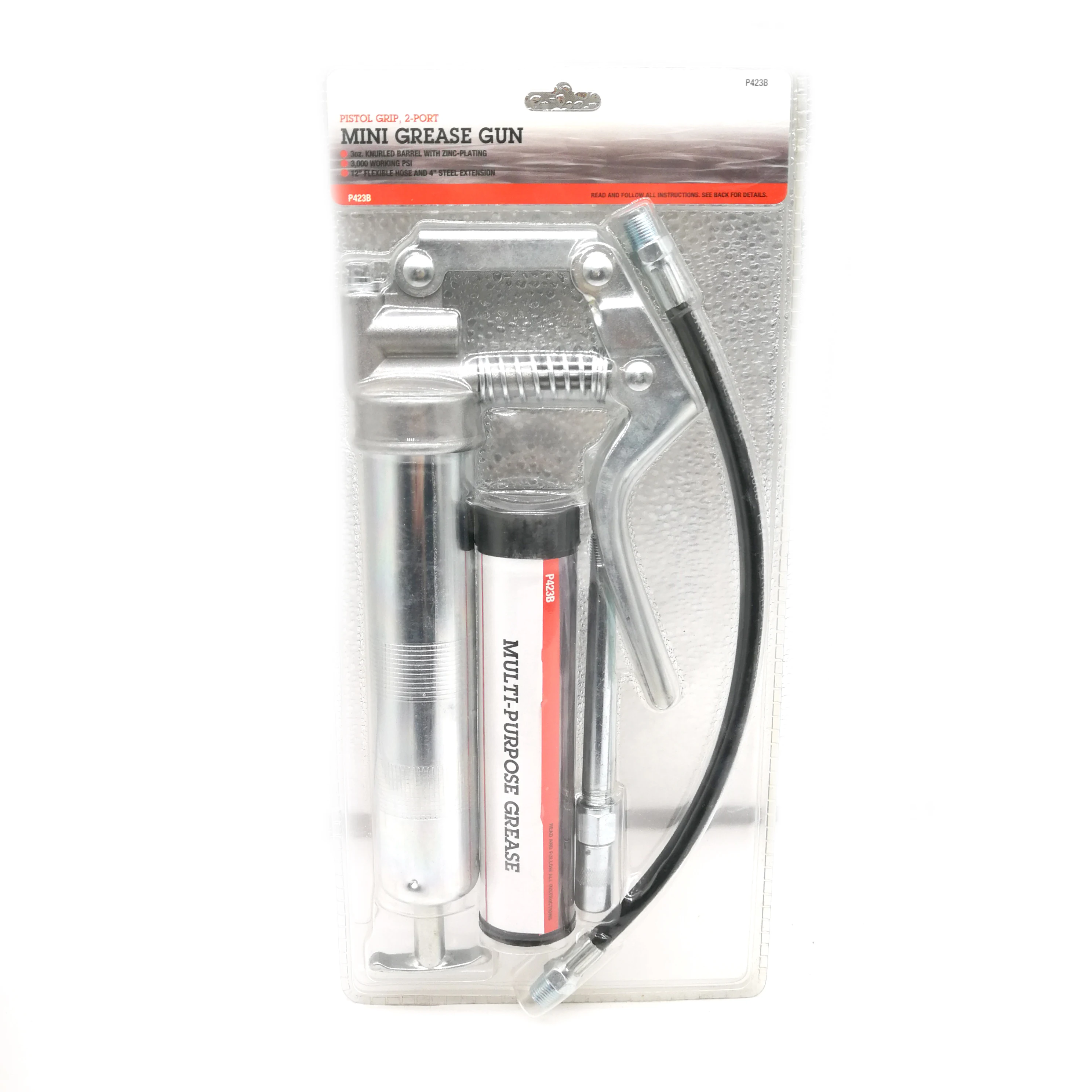 Syd999 120cc Mini Cylinder Pistol Grease Gun 3 Oz With Zinc Plated