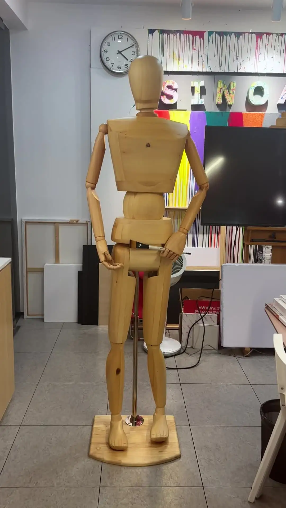 SINOART 全身マネキン 人体模型 175cm/180cm (69インチ/71インチ) 可動