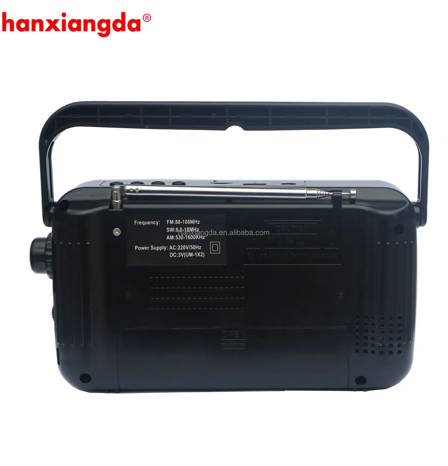 Cheap Portable Am/fm Radio With Rechargeable Battery Foldable Handle ...