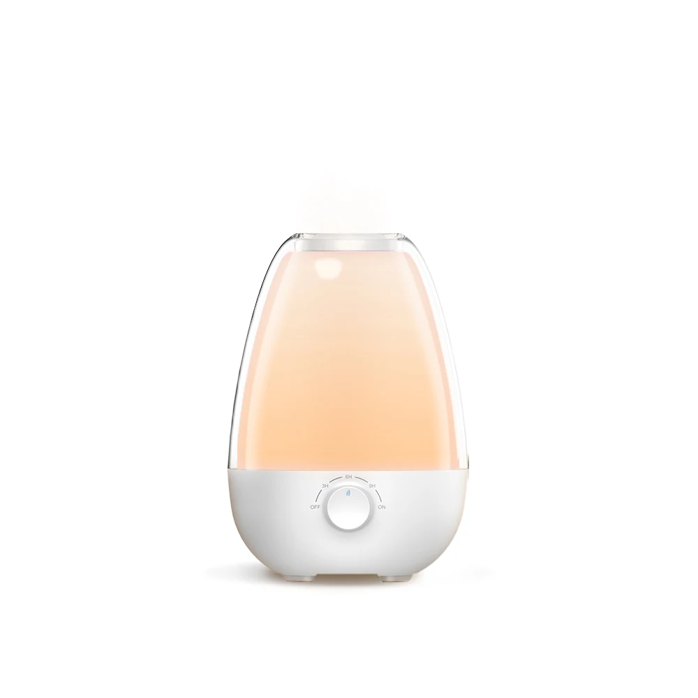 SCENTA Luxury Electric LED Light Aroma Humidifier Cool Mist Maker,Best White Ultrasonic Water Humidifier For House