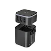 luminous logo usb travel adapter charger power cube usb with universal socket
