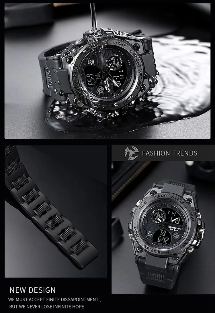 SANDA 739 Classic New Men Digital Wrist Watch Wholesale Original Waterproof Popular Low Price Best Outdoor Sports Watch for Men