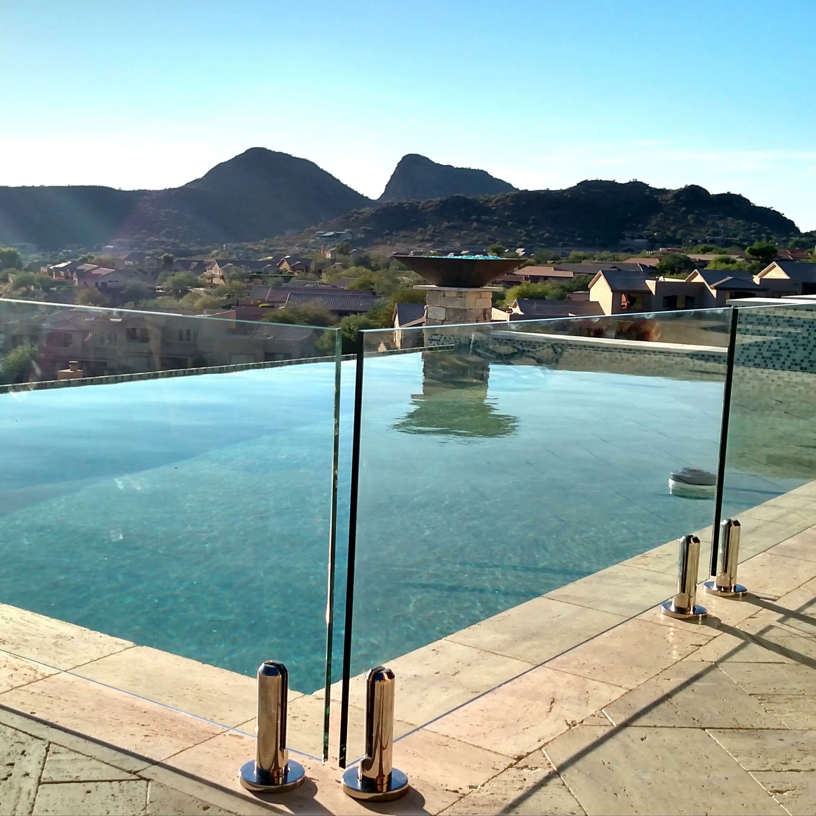 Tempered Building Glass Fence Customized Size Clear Colored China Suppliers