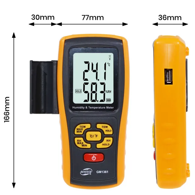 GM1361 Temperature & Humidity Meter