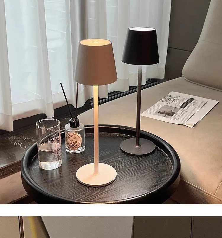 Cross-Border High-Leg ChargingABSDesk Lamp Bedroom Study Night Light Bedside Decorations Touch