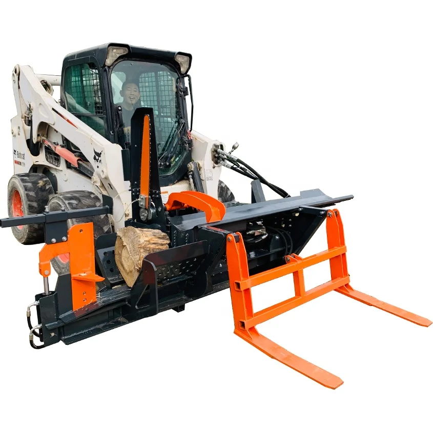 Super Skid Steer Firewood Processor 14 Ton,Skid Steer Loader Automatic