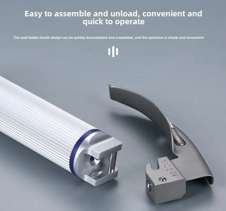 Genuine Stainless Steel Indirect Video Laryngoscope Electric Adult Pediatric Laryngeal Ear Eye Nose Throat Surgical Instrument