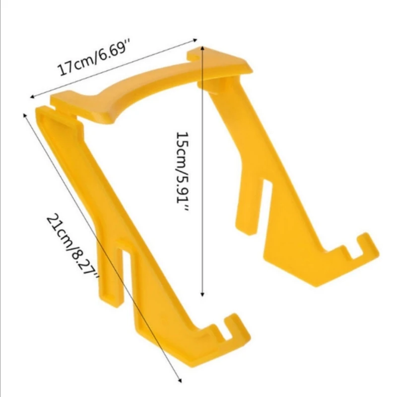 
Multifunctional Plastic Bucket Holder Yellow Beekeeping Frames Easy Pour Honey sue for beekeeping 