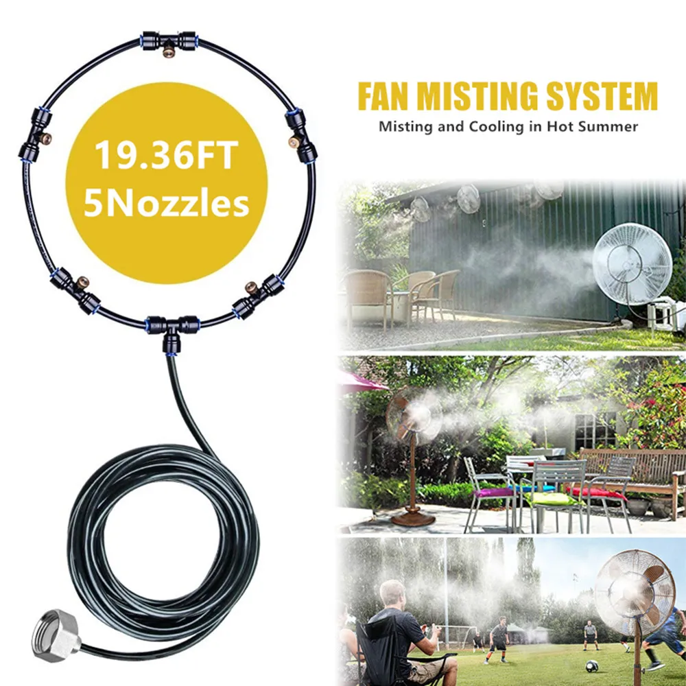 Misting Cooling System Misting Line For Patio Fan Mister Kit No Energy Consumption Household Appliances Parts Buy Fan Misting Kit