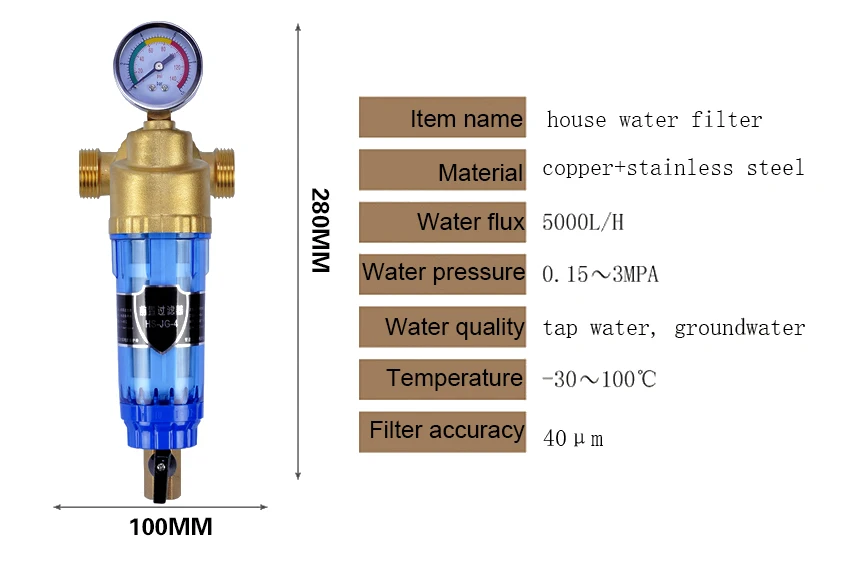 Сколько служит фильтр. Фильтр для очистки воды 15" (Filter-AG). Фильтр водяной медь Copper 350-400 MSC.