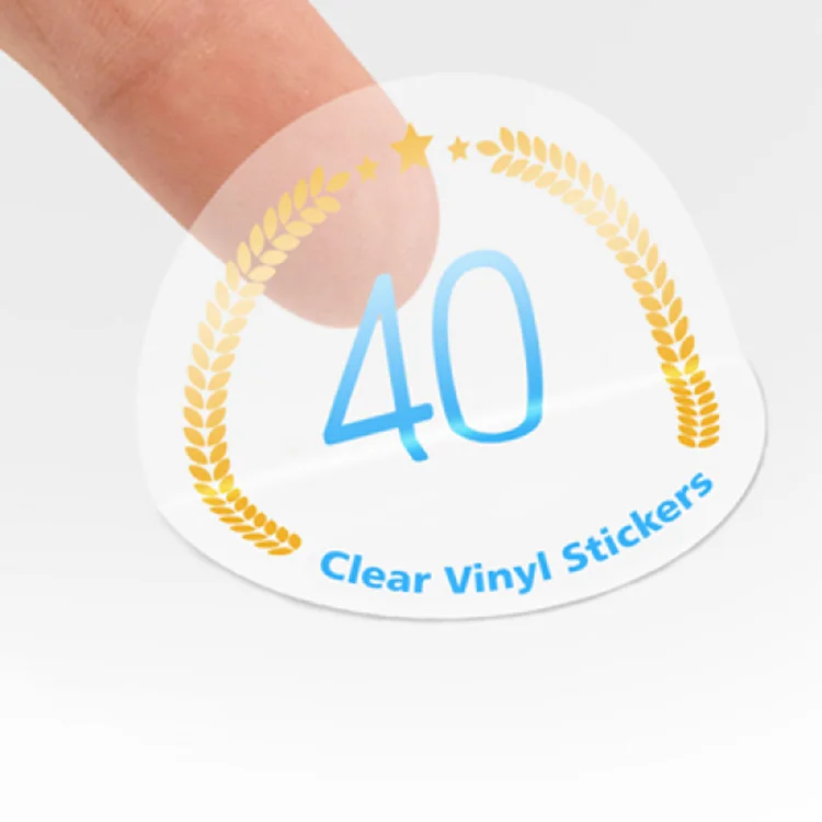 Self Adhesive Transparent Clear Label Sticker Printing - Buy ...