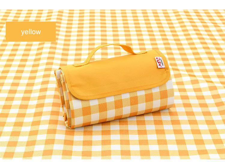 Wholesale waterproof beach picnic blanket oxford foldable beach mat for hiking